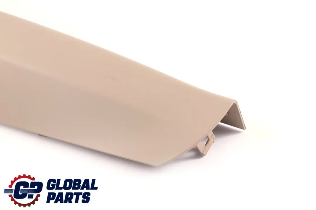 Cubierta Panel Moldura Riel Maletero Izquierdo Beige Crema para BMW E61 LCI con número de pieza 6987049 BMW E61 LCI Cubierta Panel Moldura Riel Maletero Izquierdo Beige Crema - SKU 6987049 - Número de pieza 6987049