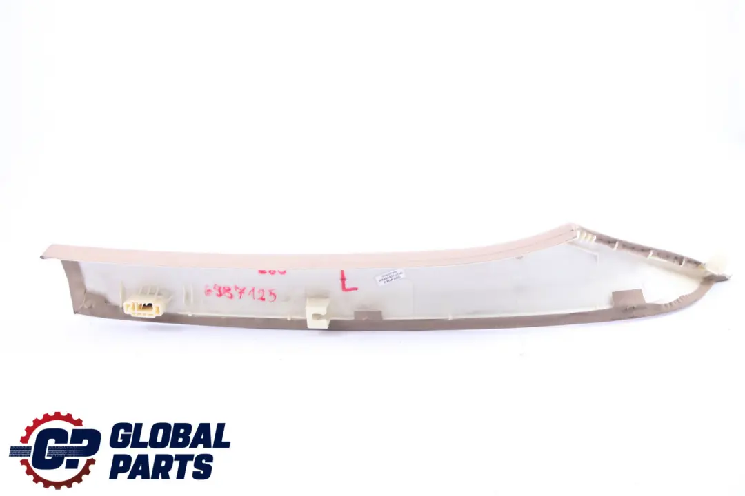 Column A Left N/S Creme Beige Cremebeige 7027085 to BMW 5 Series E60 E61 LCI Cover with Part number 6987125 BMW 5 Series E60 E61 LCI Cover Column A Left N/S Creme Beige Cremebeige 7027085 - SKU 6987125 - Part number 6987125