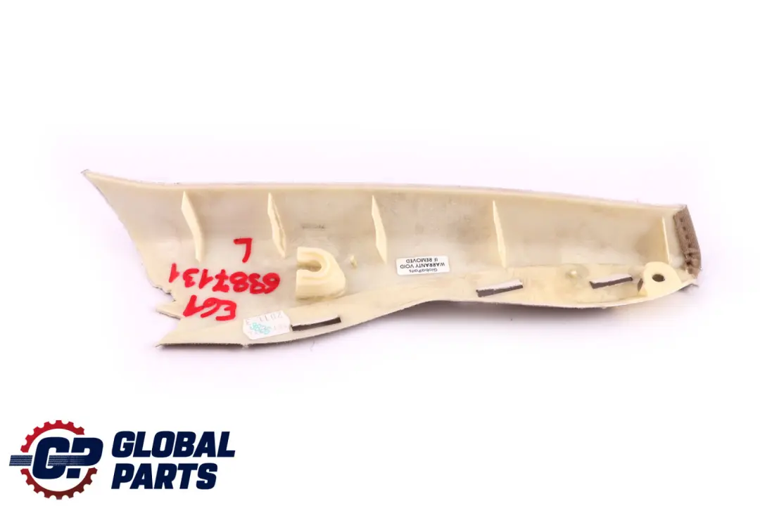 Trim Panel C-Column Front Left N/S Creme Beige 7049901 to BMW 5 SERIES E61 LCI with Part number 6987131 BMW 5 SERIES E61 LCI Trim Panel C-Column Front Left N/S Creme Beige 7049901 - SKU 6987131 - Part number 6987131