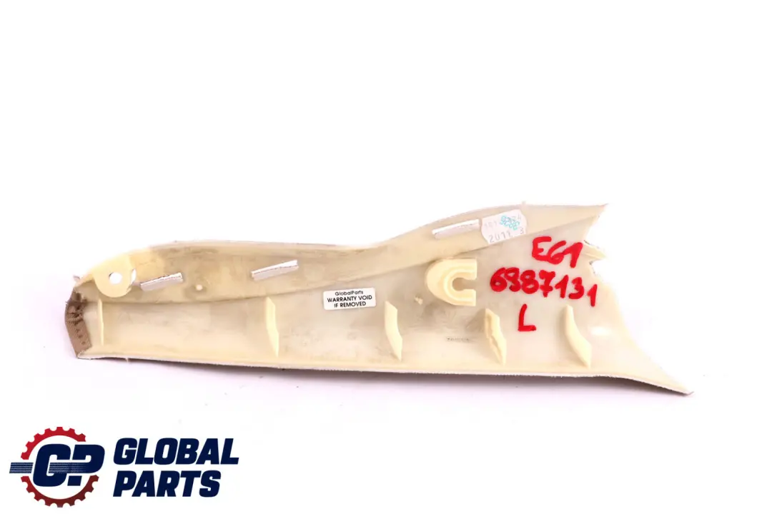 Trim Panel C-Column Front Left N/S Creme Beige 7049901 to BMW 5 SERIES E61 LCI with Part number 6987131 BMW 5 SERIES E61 LCI Trim Panel C-Column Front Left N/S Creme Beige 7049901 - SKU 6987131 - Part number 6987131