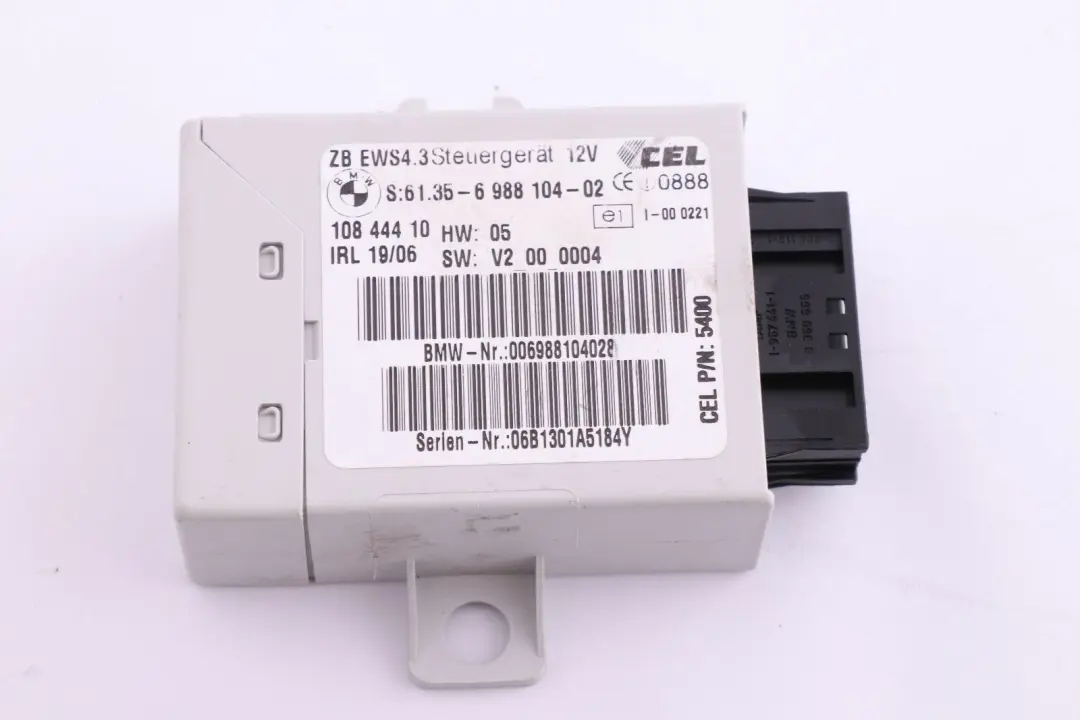 BMW X3 X5 E39 E46 E53 E83 Unità di controllo Unità di controllo EWS IV - SKU 6988104 - Numero di parte 6988104