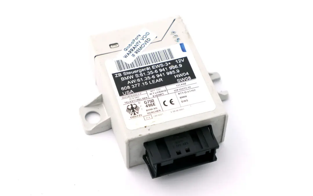 Moduł Sterownik Immobilizera do BMW X3 X5 E39 E46 E53 E83 o numerze 6988104 BMW X3 X5 E39 E46 E53 E83 Moduł Sterownik Immobilizera - SKU 6988104 - Numer Części 6988104