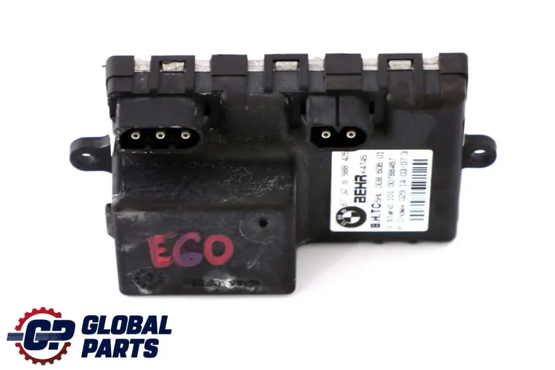 E63N E64 E64N Regolatore Ventola Unita Resistenza per BMW E60 E61 E63 con numero di parte 6948422 BMW E60 E61 E63 E63N E64 E64N Regolatore Ventola Unita Resistenza - SKU 6988425 - Numero di parte 6948422