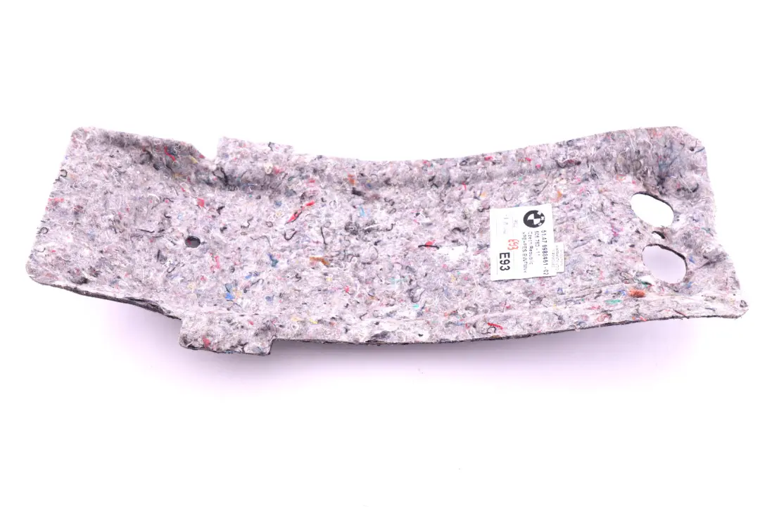 BMW 3 Reihe E93 LCI Füllstück Boden Abdeckung Isolierung Hinten - SKU 6988461 - Teilenummer 6988461