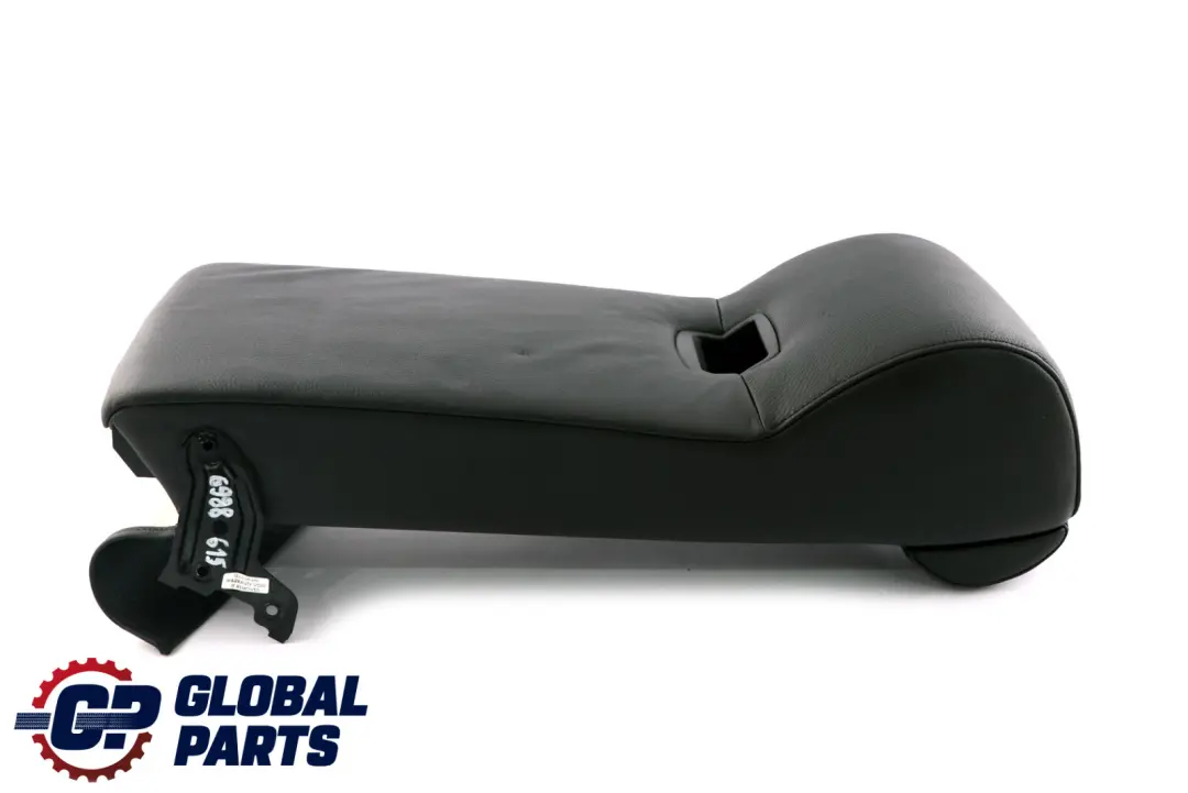 BMW E60 Dossier de siège arrière Accoudoir central Tablette Porte-gobelet Noir - SKU 6988615 - Numéro de pièce 6988616