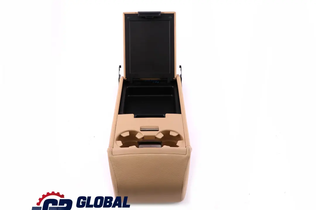 Sedile Centrale Posteriore Bracciolo Portabicchieri Dakota Beige per BMW E60 con numero di parte 6988616 BMW E60 Sedile Centrale Posteriore Bracciolo Portabicchieri Dakota Beige - SKU 6988616 - Numero di parte 6988616