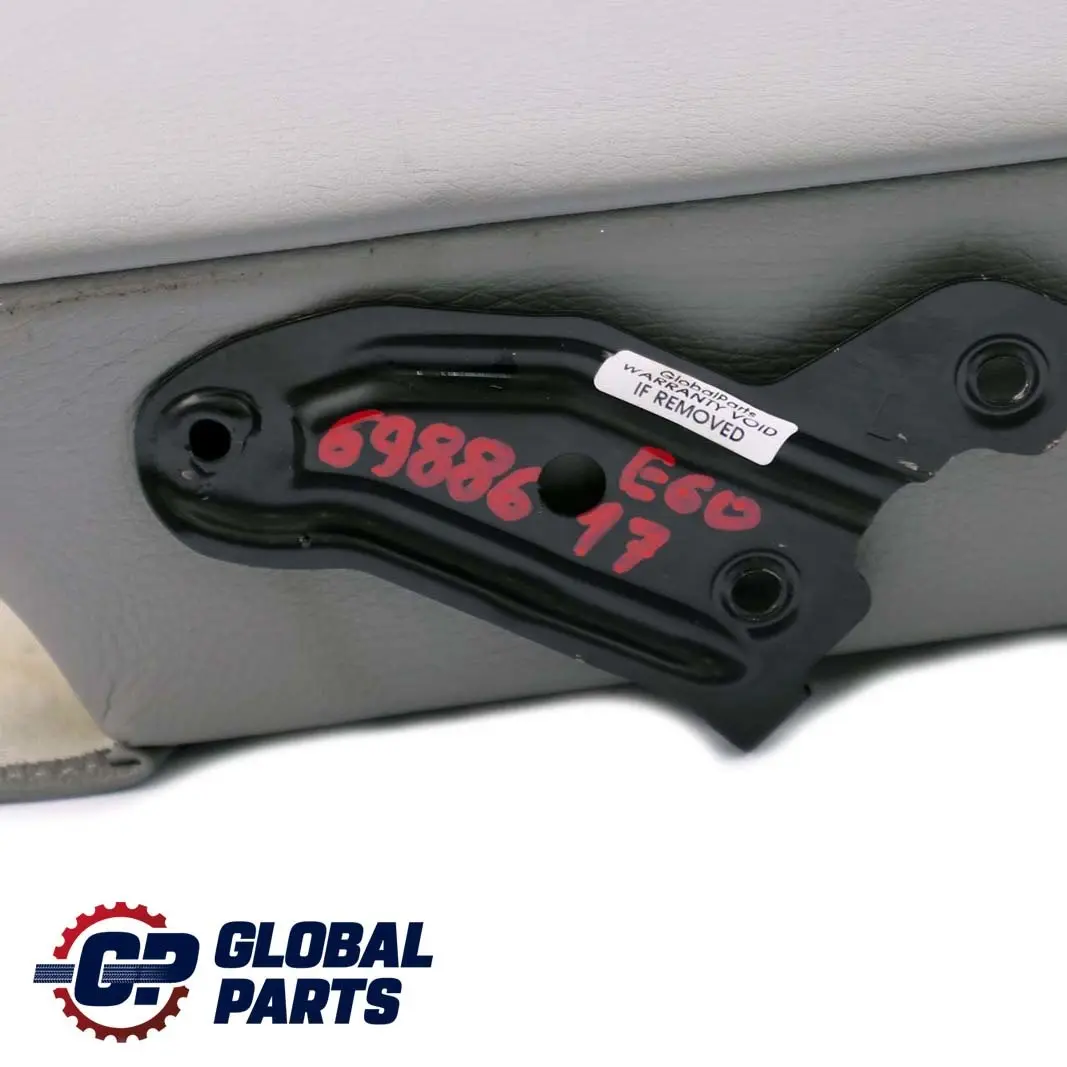 Centre Armrest Shelf Cup Holder Dakota Grey to BMW 5 Series E60 Rear Seat with Part number 6988617 BMW 5 Series E60 Rear Seat Centre Armrest Shelf Cup Holder Dakota Grey - SKU 6988617 - Part number 6988617