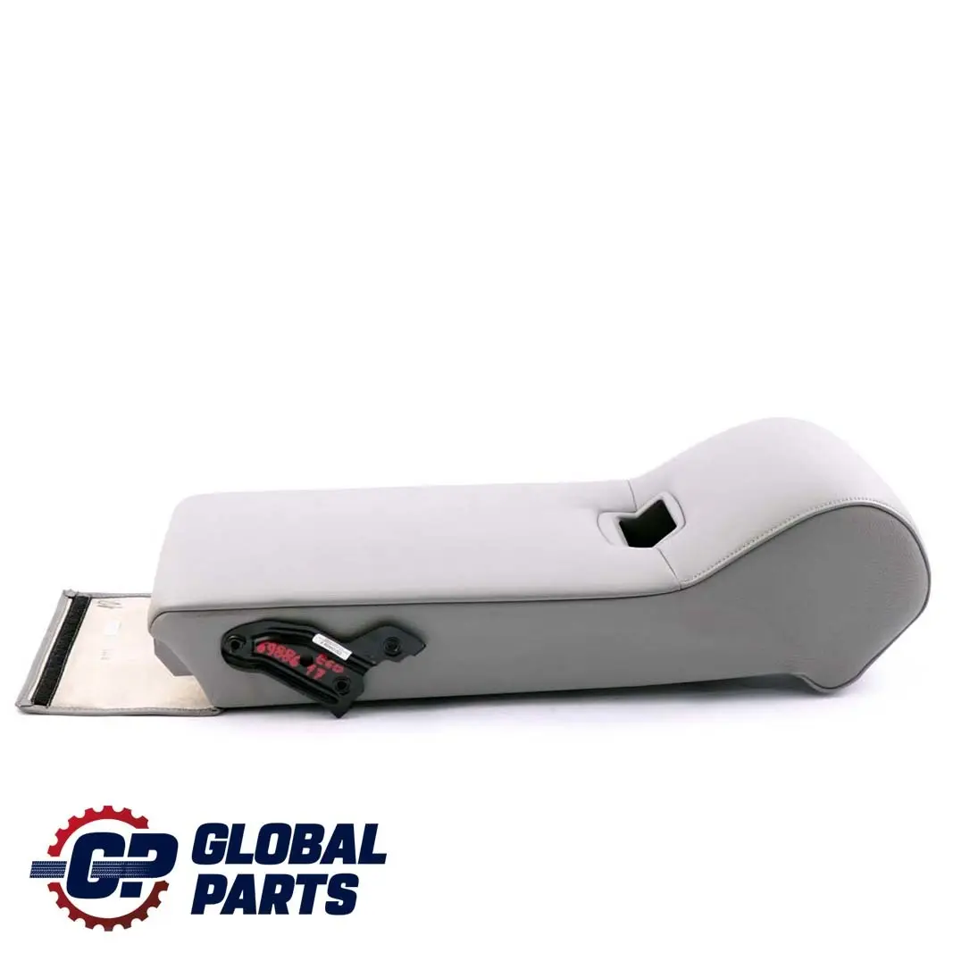 Asiento Trasero Apoyabrazos Estante Portavasos Gris Dakota para BMW E60 con número de pieza 6988617 BMW E60 Asiento Trasero Apoyabrazos Estante Portavasos Gris Dakota - SKU 6988617 - Número de pieza 6988617