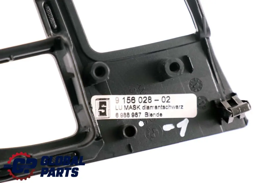 Blende I-Tafel Mitte Diamantschwarz 5145 für BMW 5 er E60 E61 LCI 1 mit Teilenummer 6988987 BMW 5 er E60 E61 LCI 1 Blende I-Tafel Mitte Diamantschwarz 5145 - SKU 6988987-1 - Teilenummer 6988987
