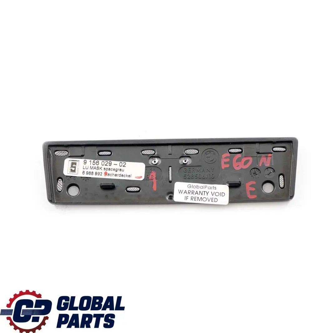 BMW 5 Series E60 E61 LCI 1 Decor Cover Ashtray Trim High Gloss Grey 9156029 - SKU 6988992-1 - Part number 6988992