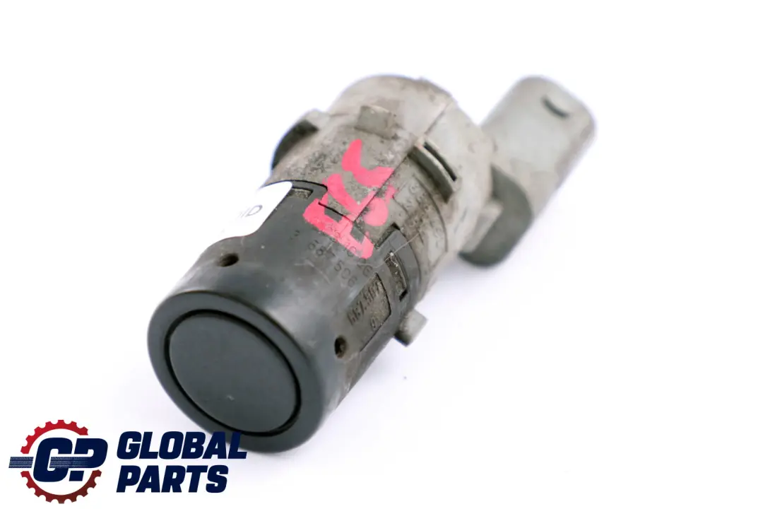 BMW E65 E66 E67 Parachoques Delantero PDC Sensor Ultrasónico Negro Zafiro 475 - SKU 6989174 - Número de pieza 6989174
