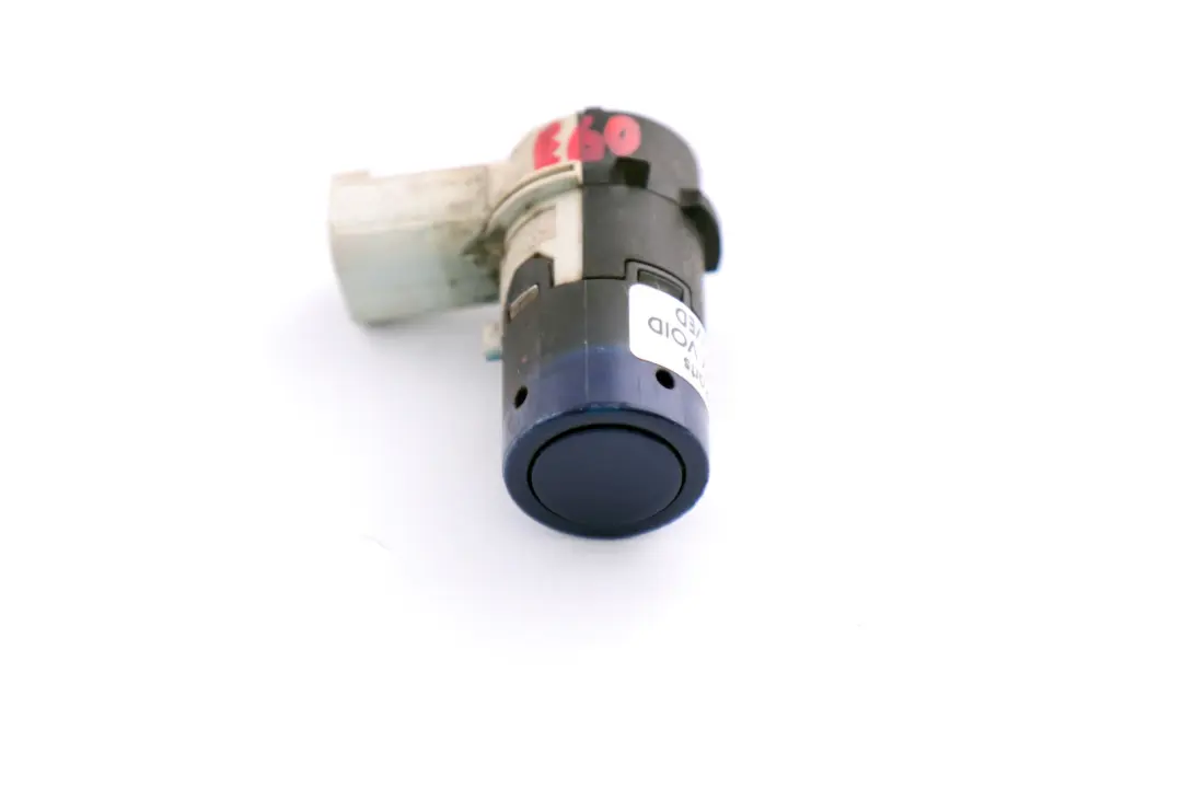 BMW E60 E61 LCI Parachoques trasero PDC Sensor ultrasonico Interlagos Blau Azul - SKU 6989210 - Número de pieza 6989210