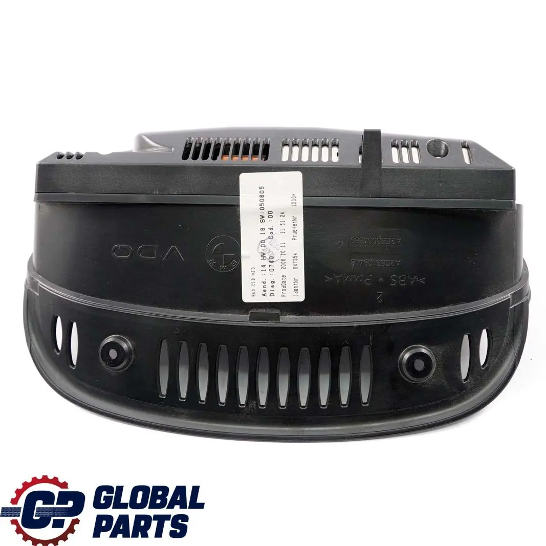 BMW 5 6 Series 1 E60 E63 E64 On-board Display Monitor Screen 6,5" - SKU 6989395-1 - Part number 6989395