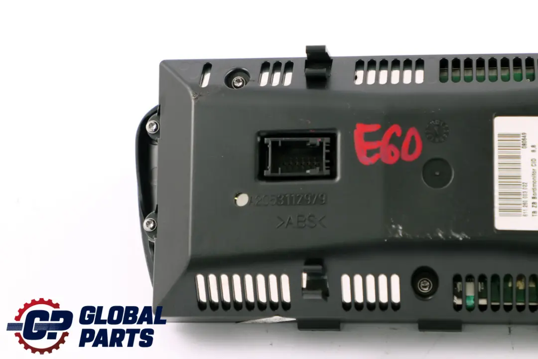 Salpicadero Monitor de a bordo Pantalla 8.8" CCC para BMW Serie 3 5 4 E60 E90 con número de pieza 6989396 BMW Serie 3 5 4 E60 E90 Salpicadero Monitor de a bordo Pantalla 8.8" CCC - SKU 6989396 - Número de pieza 6989396