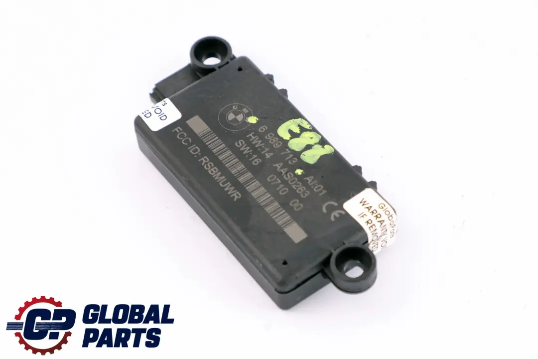 DWA-Alarm System Module to BMW 1 3 Z4 Series E88 E89 E93 Convertible Cabrio with Part number 6989713 BMW 1 3 Z4 Series E88 E89 E93 Convertible Cabrio DWA-Alarm System Module - SKU 6989713 - Part number 6989713