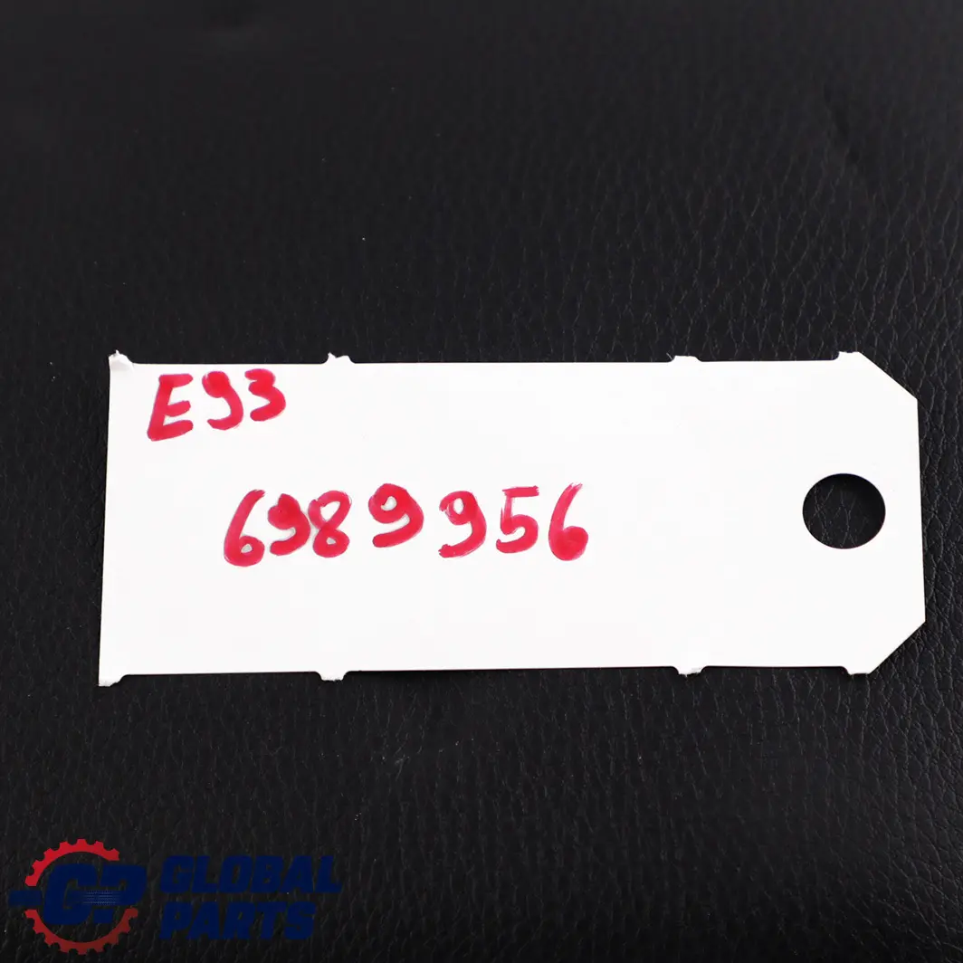 BMW E93 Convertible Asiento Delantero Derecho Cuero Dakota Schwarz Negro - SKU 6989956 - Número de pieza 6989956