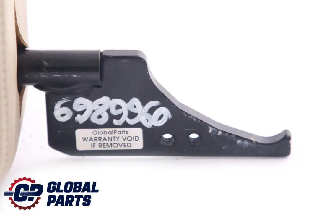 BMW E93 Convertible Asiento Delantero Derecho Reposacabezas Cuero Crema Beige - SKU 6989960 - Número de pieza 6989960