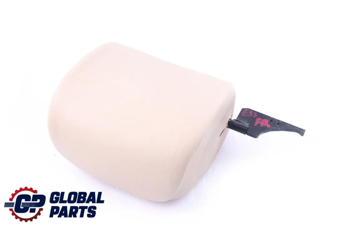 Front Right Seat O/S Headrest Leather Cream Beige to BMW E93 Convertible with Part number 6989960 BMW E93 Convertible Front Right Seat O/S Headrest Leather Cream Beige - SKU 6989960 - Part number 6989960