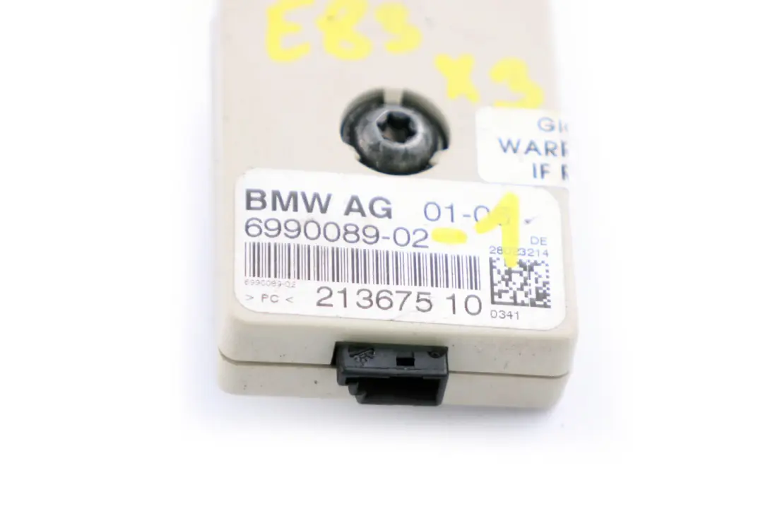 Radio Antena Amplificador Supresion Filtro para BMW 6 E63 E83 con número de pieza 6990089 BMW 6 E63 E83 Radio Antena Amplificador Supresion Filtro - SKU 6990089-1 - Número de pieza 6990089