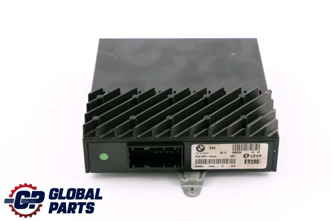 Verstärker Hifi-System LEAR PL2 6512 für BMW X3 E83 LCi mit Teilenummer 6990098 BMW X3 E83 LCi Verstärker Hifi-System LEAR PL2 6512 - SKU 6990098 - Teilenummer 6990098