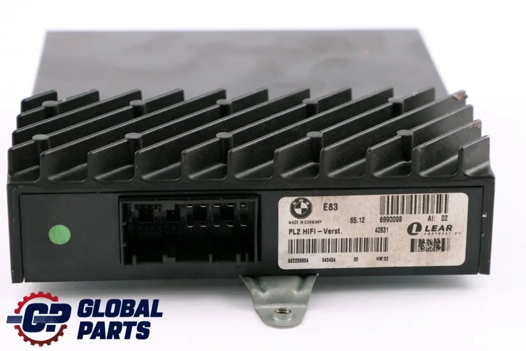 BMW X3 E83 LCi AMPLIFIER HIFI SYSTEM LEAR PL2 6512 - SKU 6990098 - Part number 6990098
