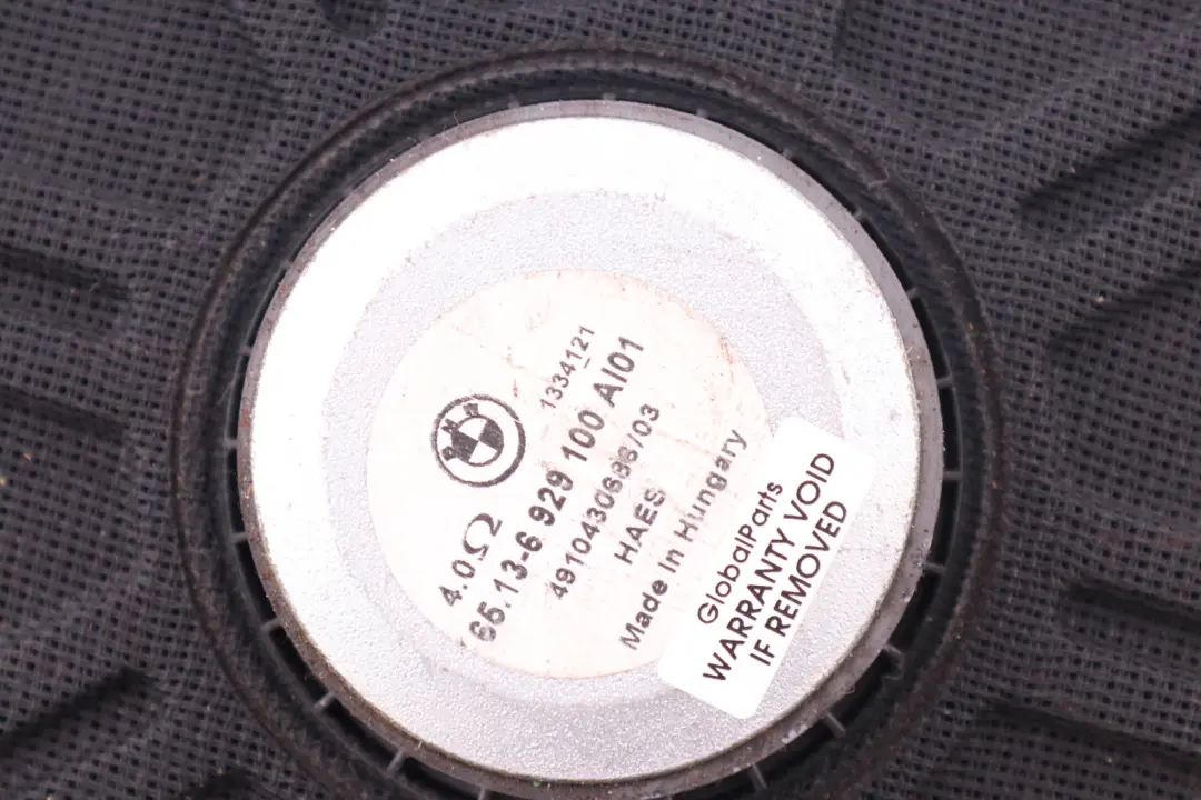 Głośnik Audio Niskotonowy Lewy do BMW E83 X3 o numerze 65136990101 BMW E83 X3 Głośnik Audio Niskotonowy Lewy - SKU 6990101 - Numer Części 65136990101