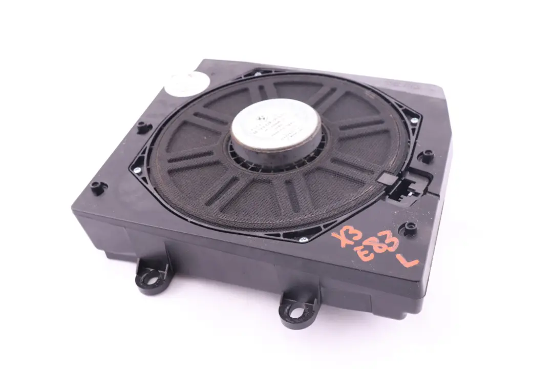Stereo Audio System Left Central Bass Speaker N/S to BMW X3 E83 with Part number 65136990101 BMW X3 E83 Stereo Audio System Left Central Bass Speaker N/S - SKU 6990101 - Part number 65136990101