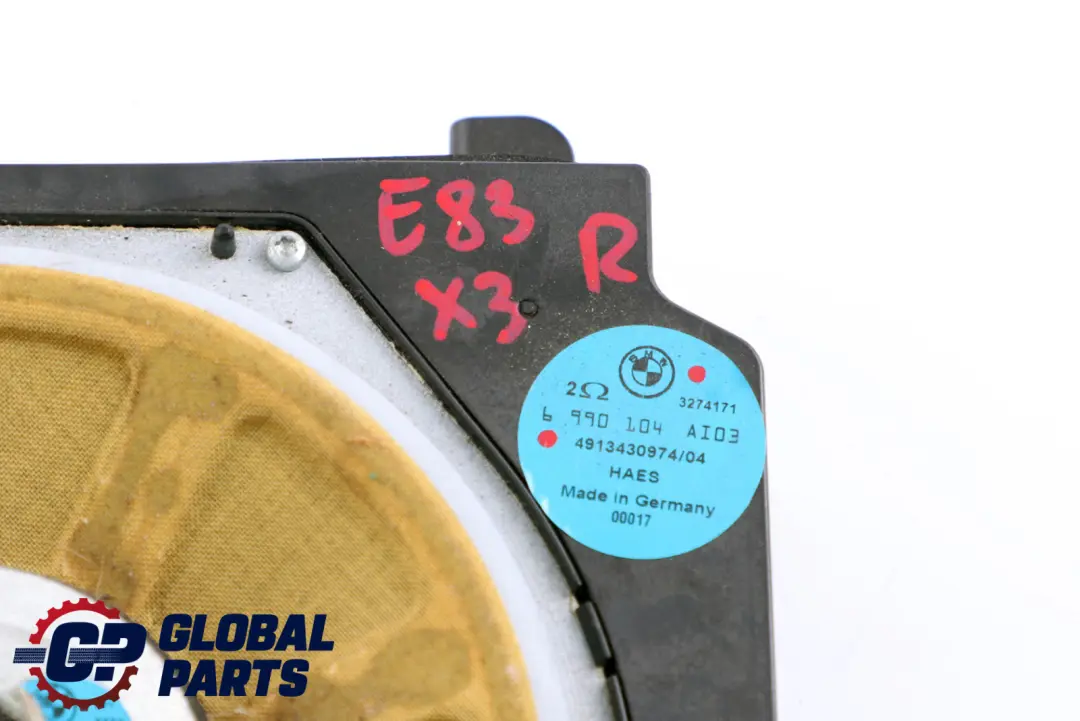 BMW X3 E83 Basso Centrale Destra Impianto 6513 - SKU 6990104 - Numero di parte 6990104