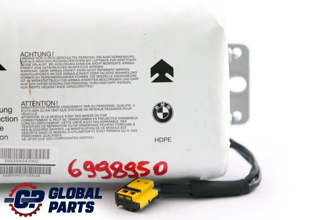BMW E46 Módulo de Aire Delantero Para el Lado del Pasajero 9394543 - SKU 6998950 - Número de pieza 6998950