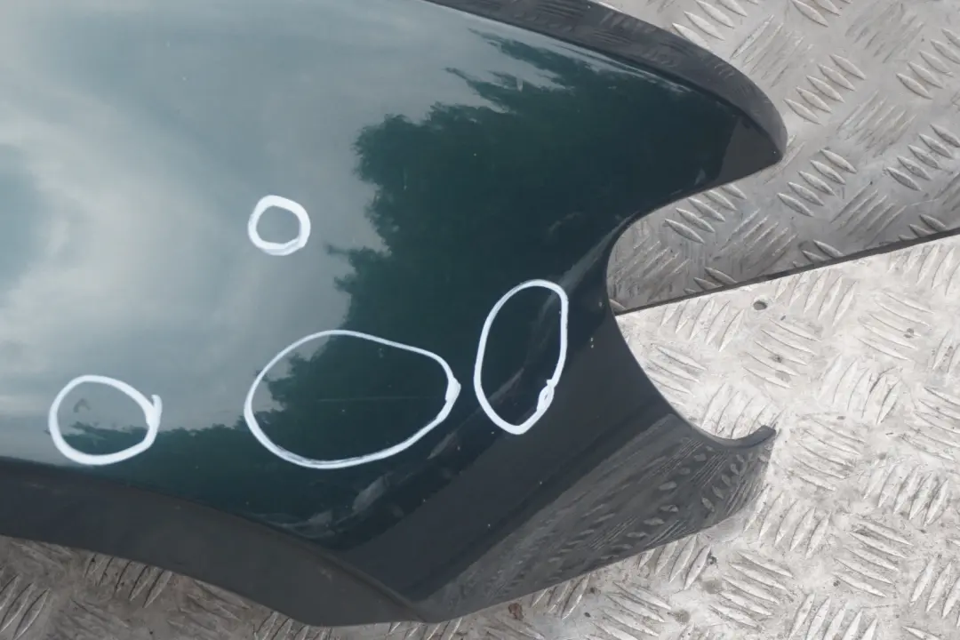 Fahrerseite Seitenwand vorne rechts Kotflügel Oxford Gruen Metallic für BMW X5 E53 mit Teilenummer 7000386 BMW X5 E53 Fahrerseite Seitenwand vorne rechts Kotflügel Oxford Gruen Metallic - SKU 7000386-OXF1 - Teilenummer 7000386