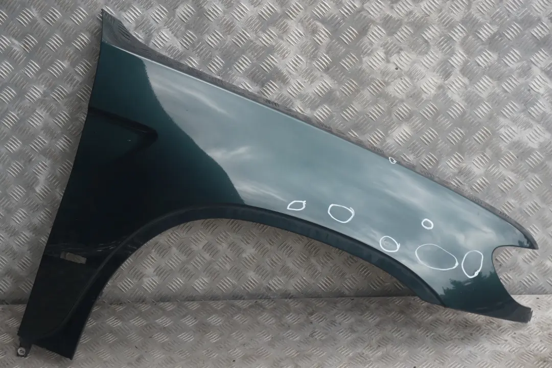 Fahrerseite Seitenwand vorne rechts Kotflügel Oxford Gruen Metallic für BMW X5 E53 mit Teilenummer 7000386 BMW X5 E53 Fahrerseite Seitenwand vorne rechts Kotflügel Oxford Gruen Metallic - SKU 7000386-OXF1 - Teilenummer 7000386