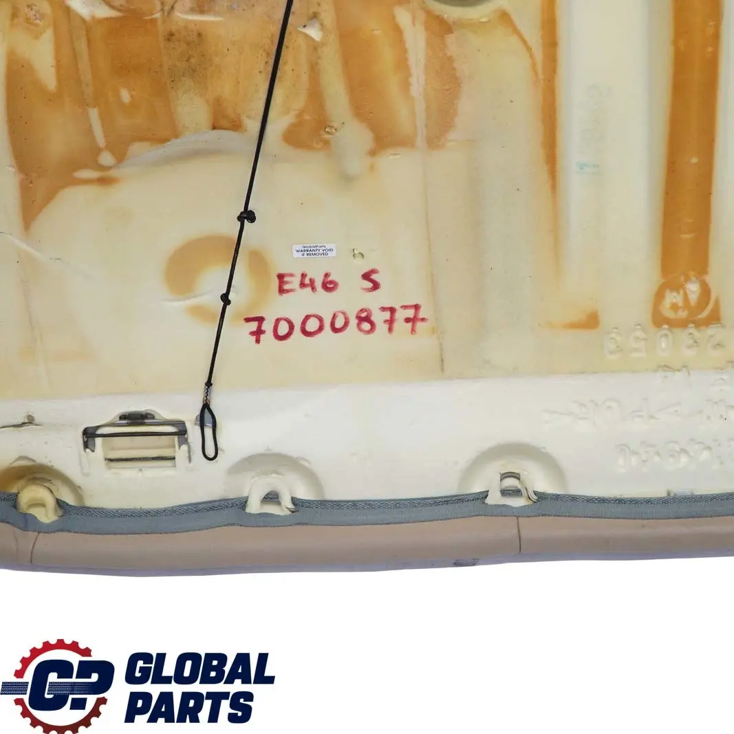 Rücksitz Innenrücksitzbank Bezug Leder Beige Montana für BMW 3 E46 Limousine mit Teilenummer 7000877 BMW 3 E46 Limousine Rücksitz Innenrücksitzbank Bezug Leder Beige Montana - SKU 7000877 - Teilenummer 7000877