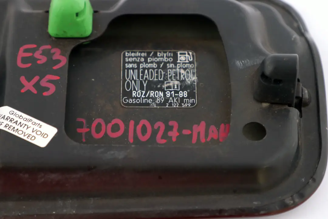 Fill In Flap Fuel Cover Mahagoni Metallic to BMW X5 Series E53 with Part number 7001027 BMW X5 Series E53 Fill In Flap Fuel Cover Mahagoni Metallic - SKU 7001027-MAH - Part number 7001027