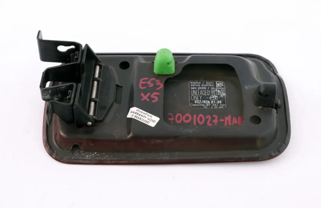 Fill In Flap Fuel Cover Mahagoni Metallic to BMW X5 Series E53 with Part number 7001027 BMW X5 Series E53 Fill In Flap Fuel Cover Mahagoni Metallic - SKU 7001027-MAH - Part number 7001027