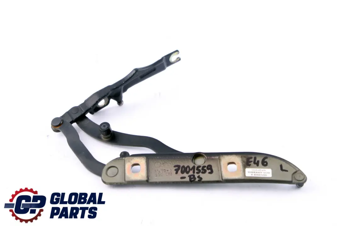 BMW E46 Rear Left N/S Trunk Lid Hinge Black Sapphire Metallic 8220073 - SKU 7001559-BS - Part number 7001559