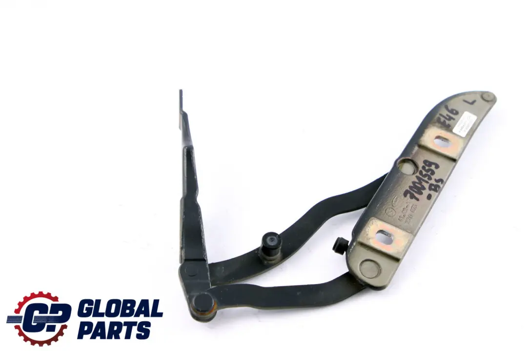 BMW E46 Bisagra Tapa Maletero Trasera Izquierda Zafiro Negro Metalizado 8220073 - SKU 7001559-BS - Número de pieza 7001559