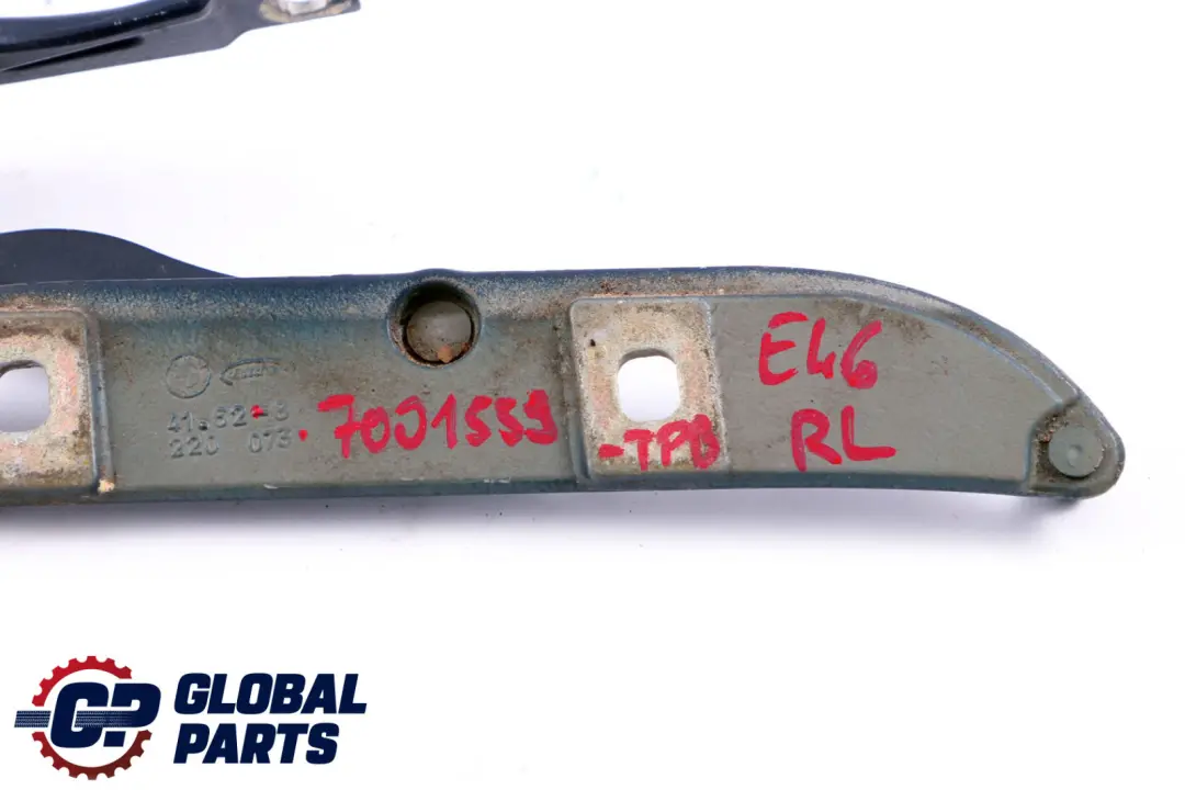 Left N/S Trunk Lid Hinge Topasblau Blue Metallic 8220073 to BMW 3 Series E46 Rear with Part number 7001559 BMW 3 Series E46 Rear Left N/S Trunk Lid Hinge Topasblau Blue Metallic 8220073 - SKU 7001559-TPB - Part number 7001559