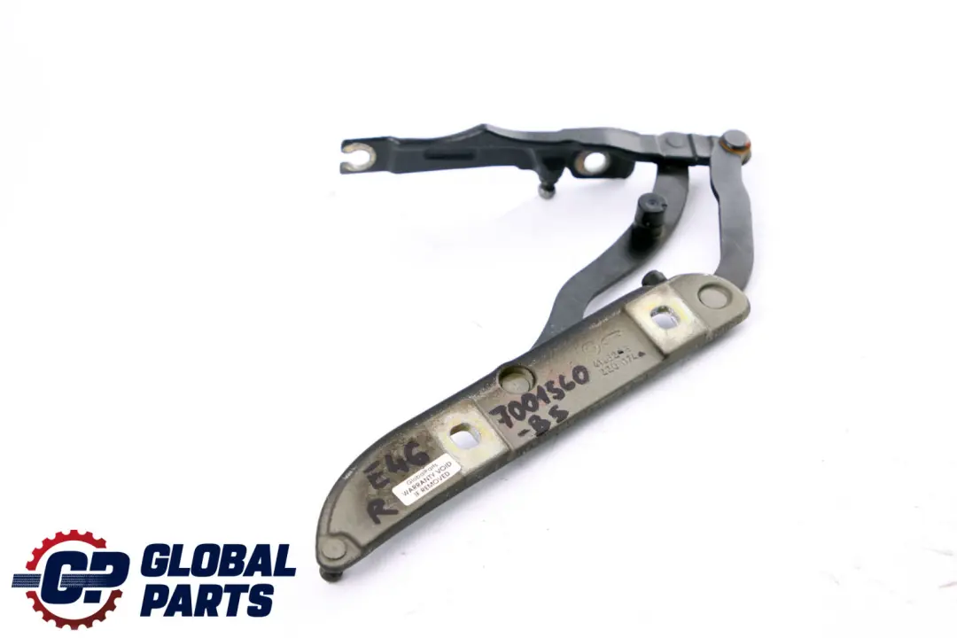 BMW 3 Series E46 Rear Right O/S Trunk Lid Hinge Obsidian Black Metallic - SKU 7001560-OB - Part number 7001560
