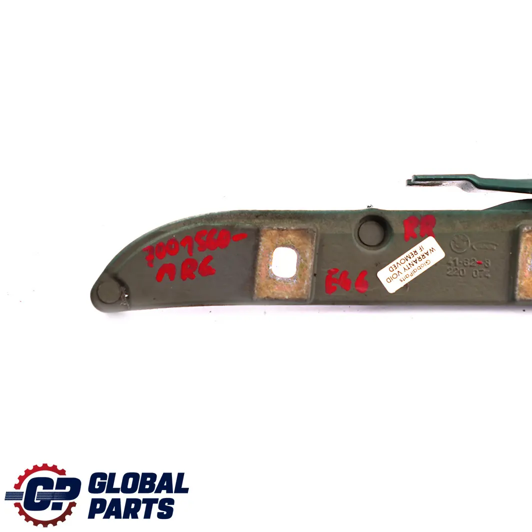 Cerniera Coperchio Baule Posteriore Destro Meergruen Verde Mare 8220074 per BMW E46 con numero di parte 7001560 BMW E46 Cerniera Coperchio Baule Posteriore Destro Meergruen Verde Mare 8220074 - SKU 7001560-MRG - Numero di parte 7001560