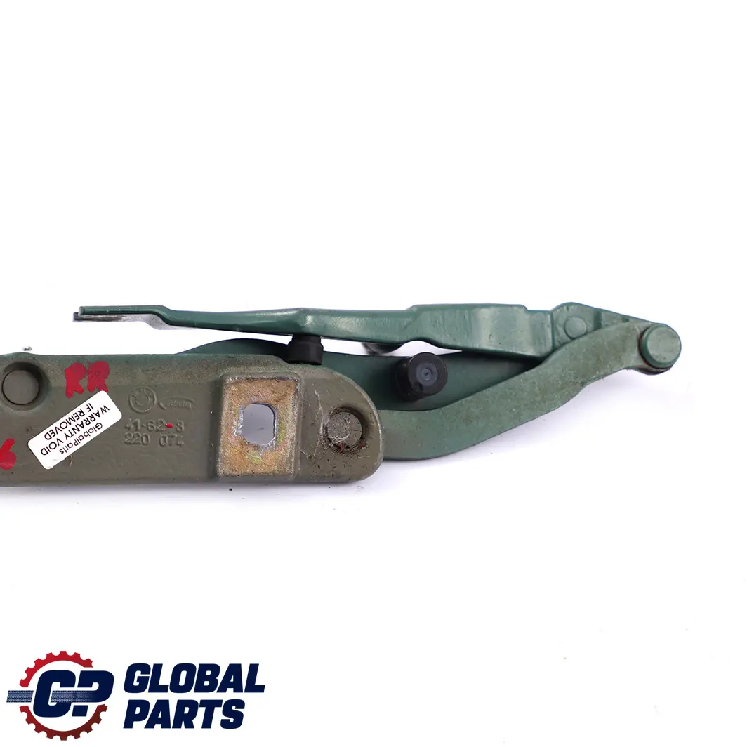 Cerniera Coperchio Baule Posteriore Destro Meergruen Verde Mare 8220074 per BMW E46 con numero di parte 7001560 BMW E46 Cerniera Coperchio Baule Posteriore Destro Meergruen Verde Mare 8220074 - SKU 7001560-MRG - Numero di parte 7001560
