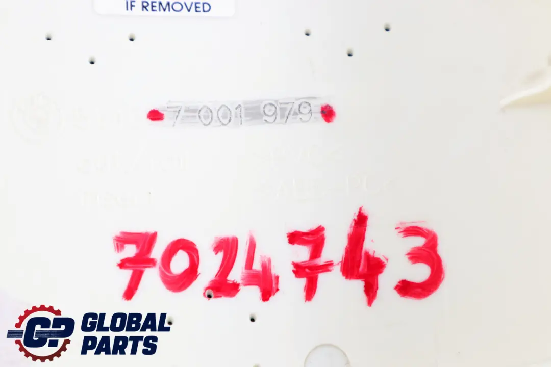 Säule Mitte oben links B Säulenverkleidung Abdeckung Beige für BMW E65 mit Teilenummer 7024743 BMW E65 Säule Mitte oben links B Säulenverkleidung Abdeckung Beige - SKU 7001979-3 - Teilenummer 7024743