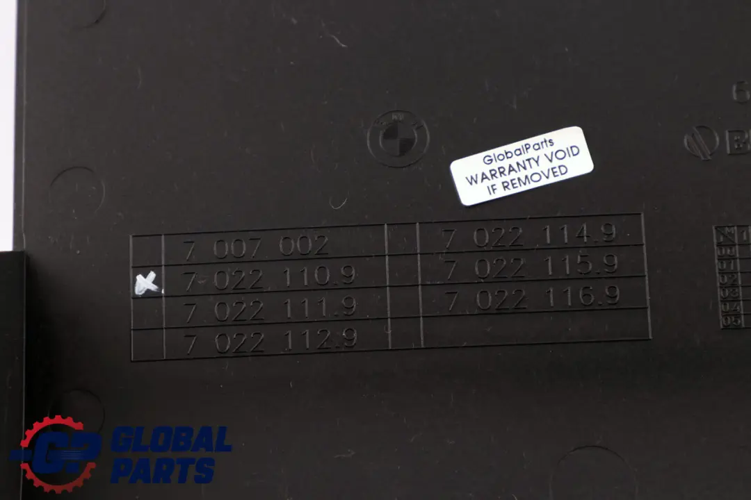 Sound Insulation Spring Strut Right O/S to BMW 7 Series E65 E66 E67 with Part number 7002110 BMW 7 Series E65 E66 E67 Sound Insulation Spring Strut Right O/S - SKU 7002110 - Part number 7002110