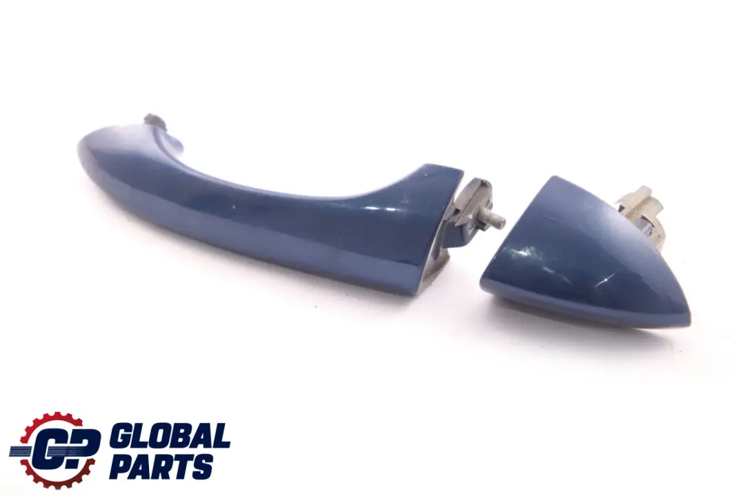 Griffbügel Hinten Links Le Mans Blau Metallic 381 für BMW X5 er E53 mit Teilenummer 7002311 BMW X5 er E53 Griffbügel Hinten Links Le Mans Blau Metallic 381 - SKU 7002311-LMB - Teilenummer 7002311