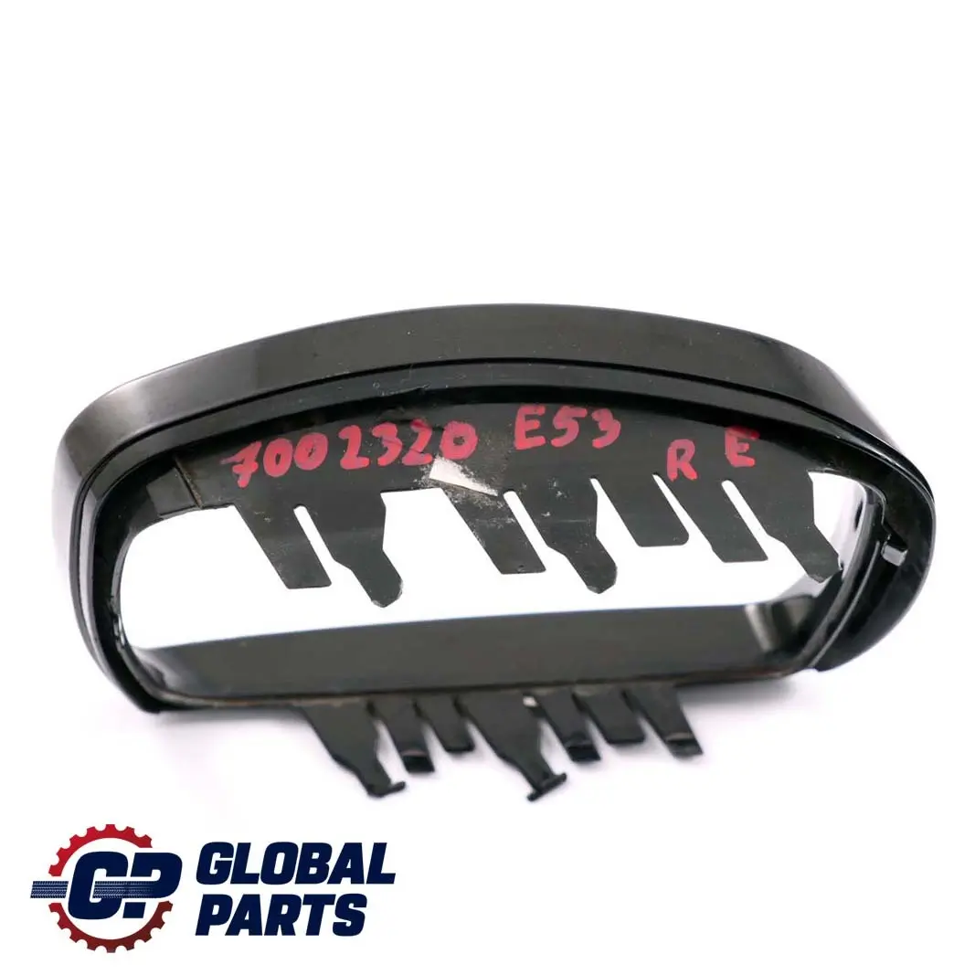 Brillo Anillo Espejo Wing Derecho Shadow Line para BMW E53 M Sport Alto con número de pieza 7002320 BMW E53 M Sport Alto Brillo Anillo Espejo Wing Derecho Shadow Line - SKU 7002320 - Número de pieza 7002320