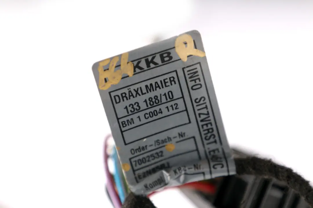 BMW E46 E64 Lado Conductor Asiento Cableado Mazo Eléctrico - SKU 7002532 - Número de pieza 7002532