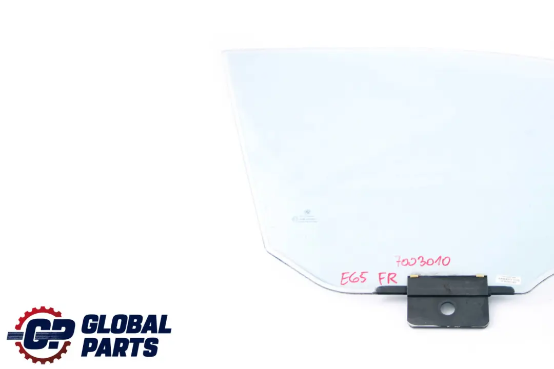 BMW 7 Series E65 E66 Front Right Door Green Side Window AS2 O/S - SKU 7003010 - Part number 7003010