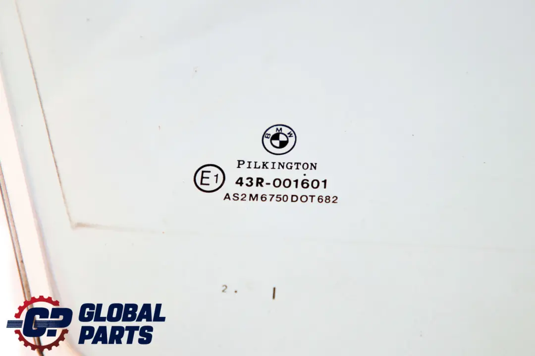 BMW 7 Series E65 E66 Front Right Door Green Side Window AS2 O/S - SKU 7003010 - Part number 7003010