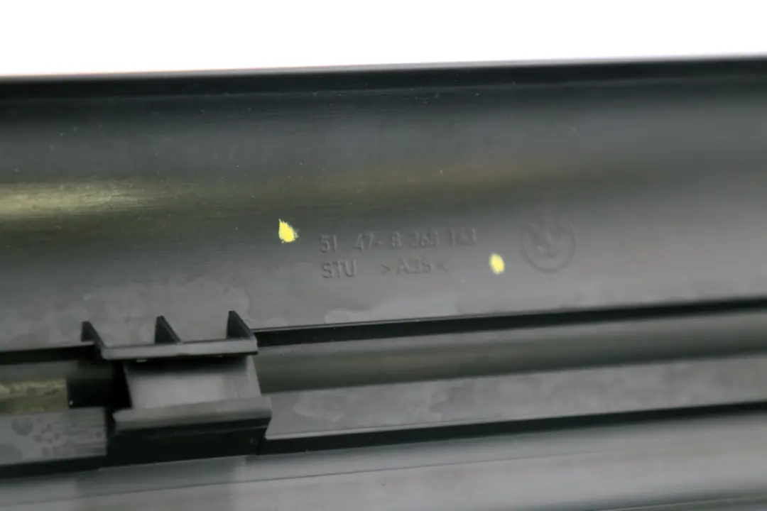 Entrance Cover Trim Strip Left N/S Black 8268143 to BMW 3 Series Compact E46 with Part number 7003939 BMW 3 Series Compact E46 Entrance Cover Trim Strip Left N/S Black 8268143 - SKU 7003939 - Part number 7003939