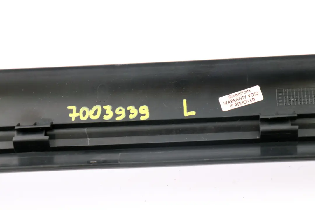 Entrance Cover Trim Strip Left N/S Black 8268143 to BMW 3 Series Compact E46 with Part number 7003939 BMW 3 Series Compact E46 Entrance Cover Trim Strip Left N/S Black 8268143 - SKU 7003939 - Part number 7003939