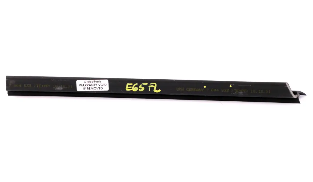BMW E65 E66 Lewa przednia osłona szyby drzwi - SKU 7004533 - Numer Części 7004533
